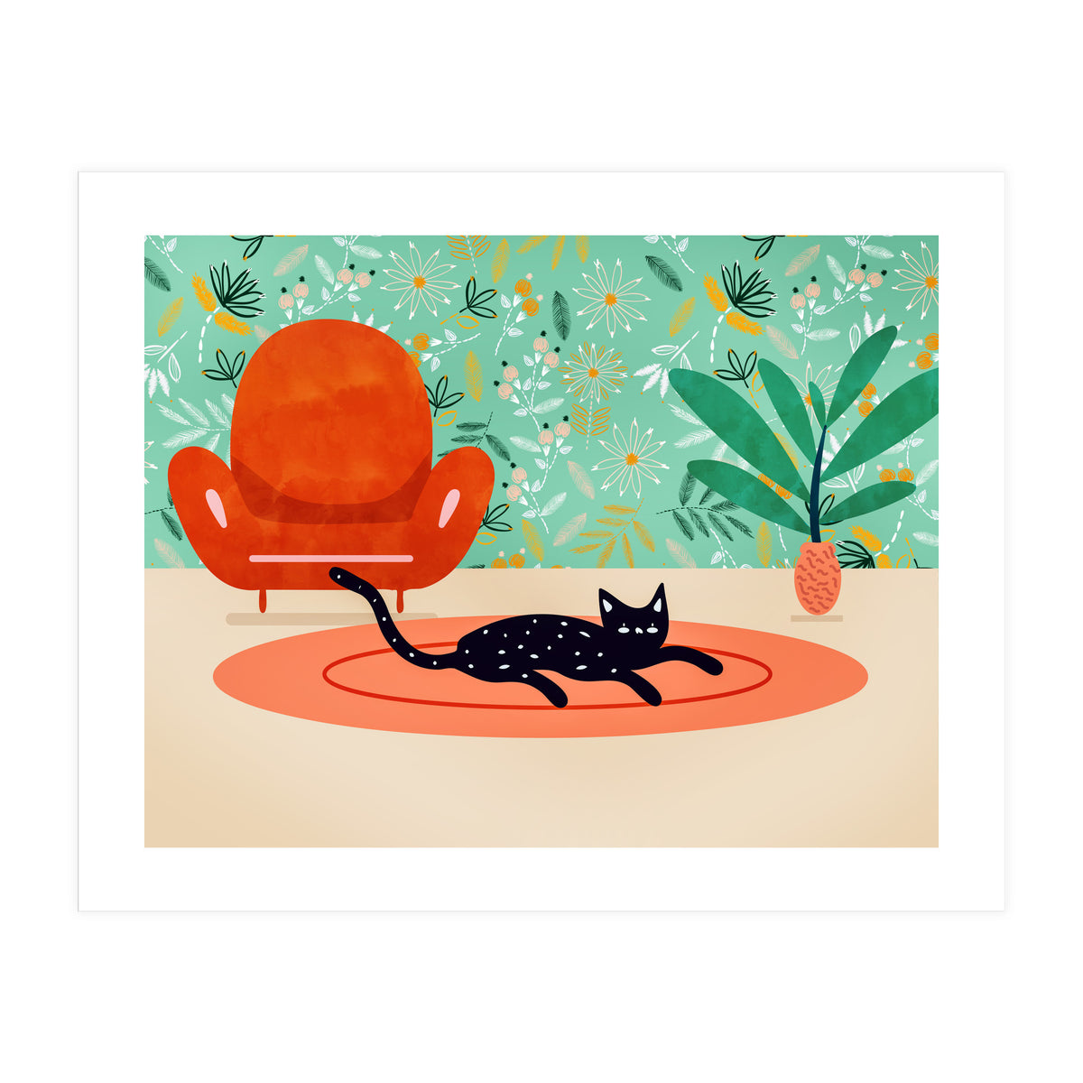 Boho Cat (Print Only)