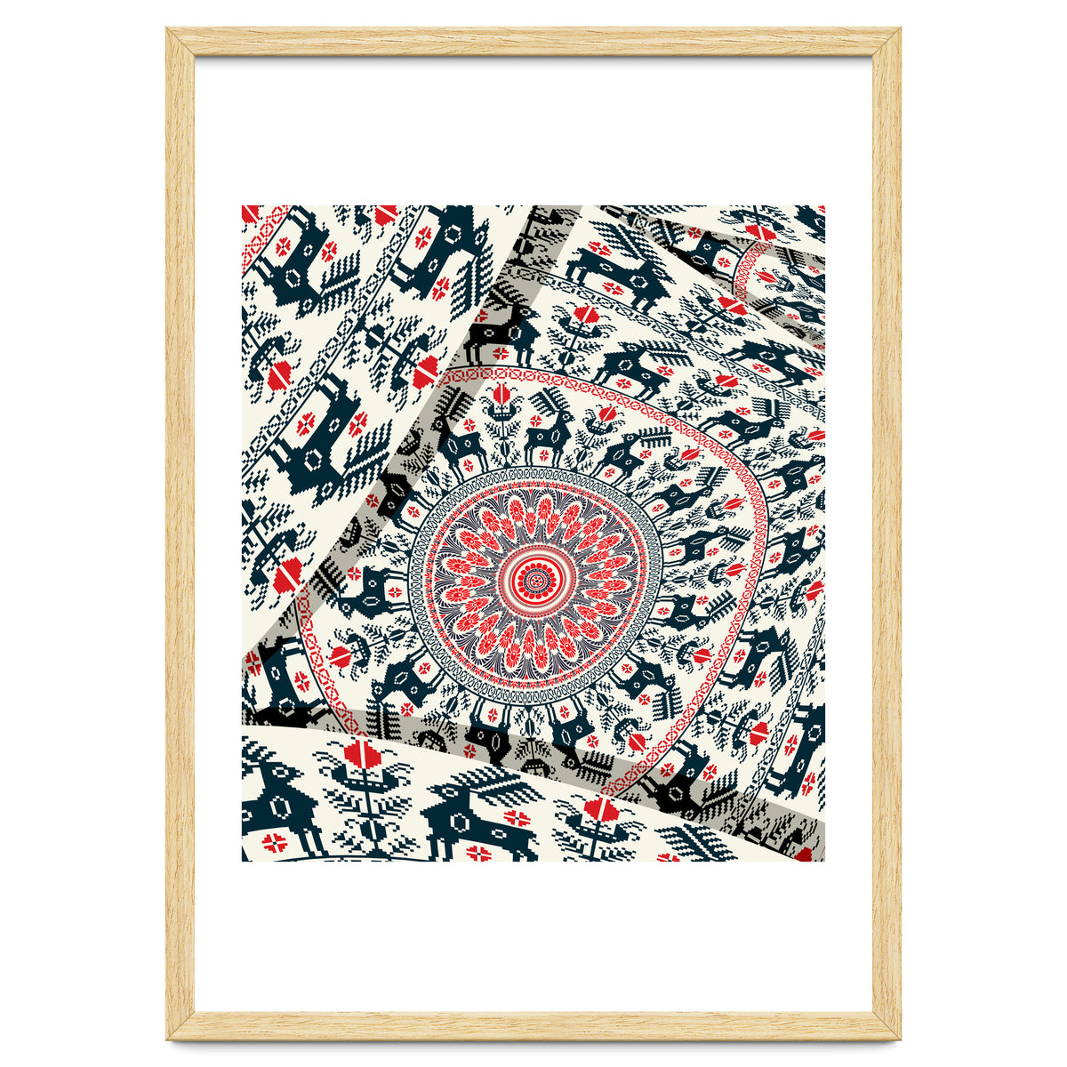 Romanian embroidery background 2