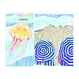 Provence Jelly fish & beach (Print Only) thumbnail