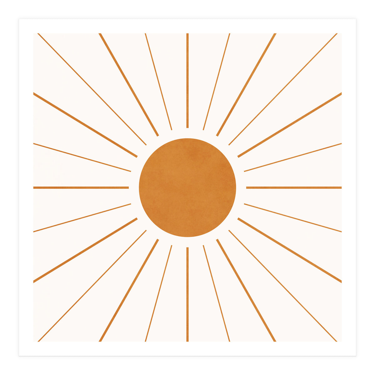 SUN IN LINES (Print Only)