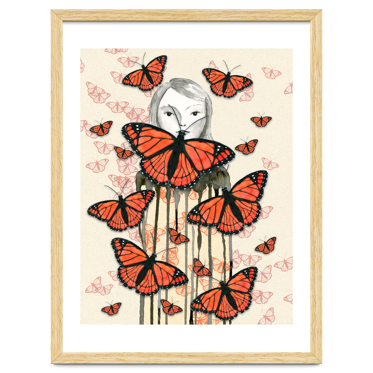 Surrounded by butterflies