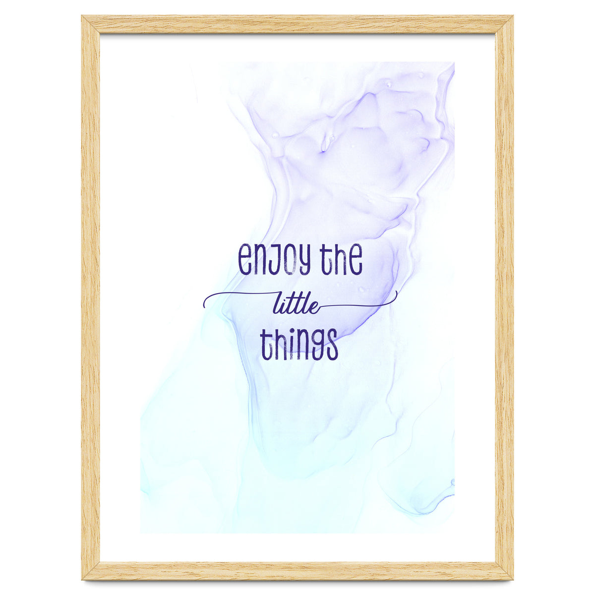 Enjoy the little things | floating colors