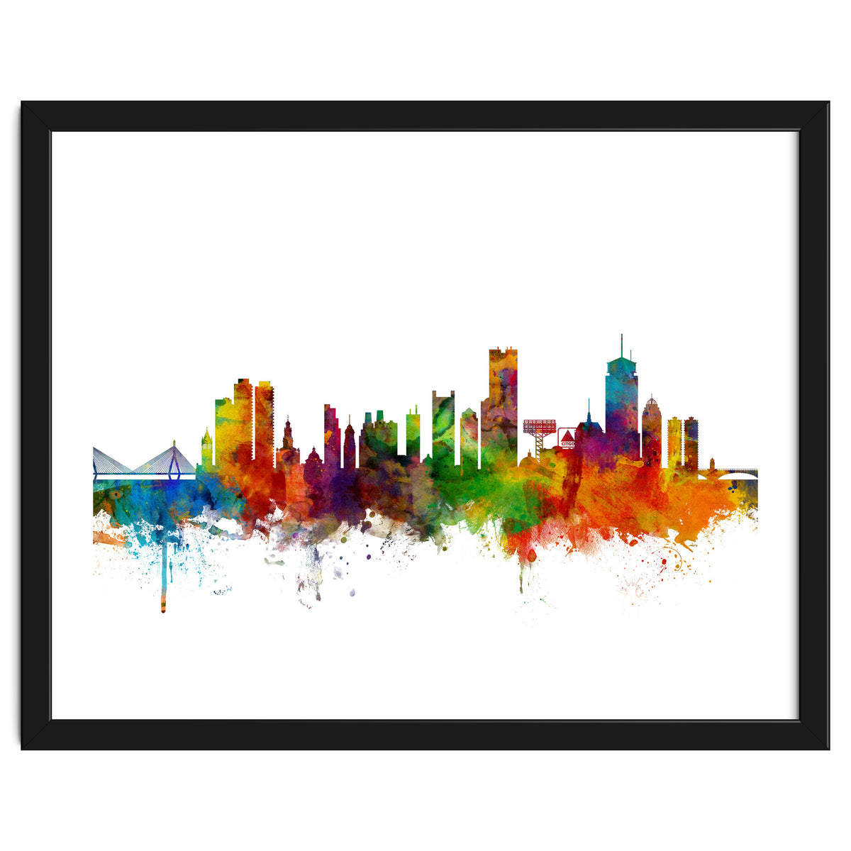 Boston Massachusetts Skyline