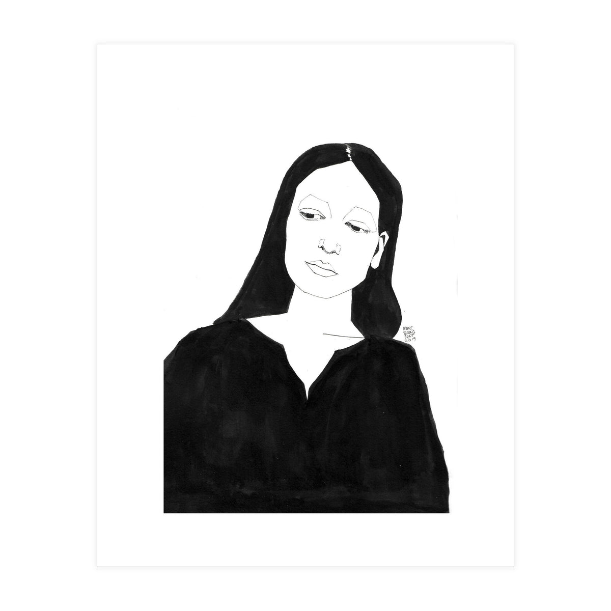 Untitled #36 - Woman in black (Print Only)