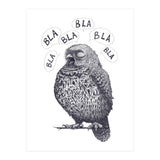 Owl Bla Bla Bla (Print Only) thumbnail