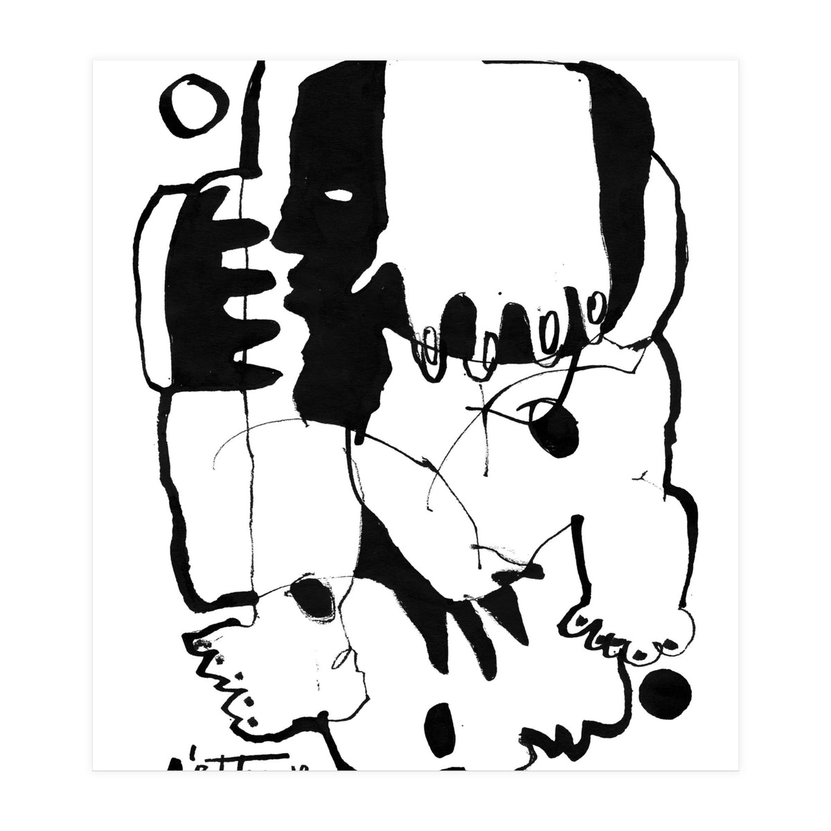 Everlasting Fight - b&w (Print Only)