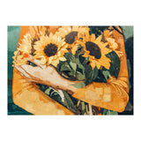 Holding Sunflowers (Print Only) thumbnail