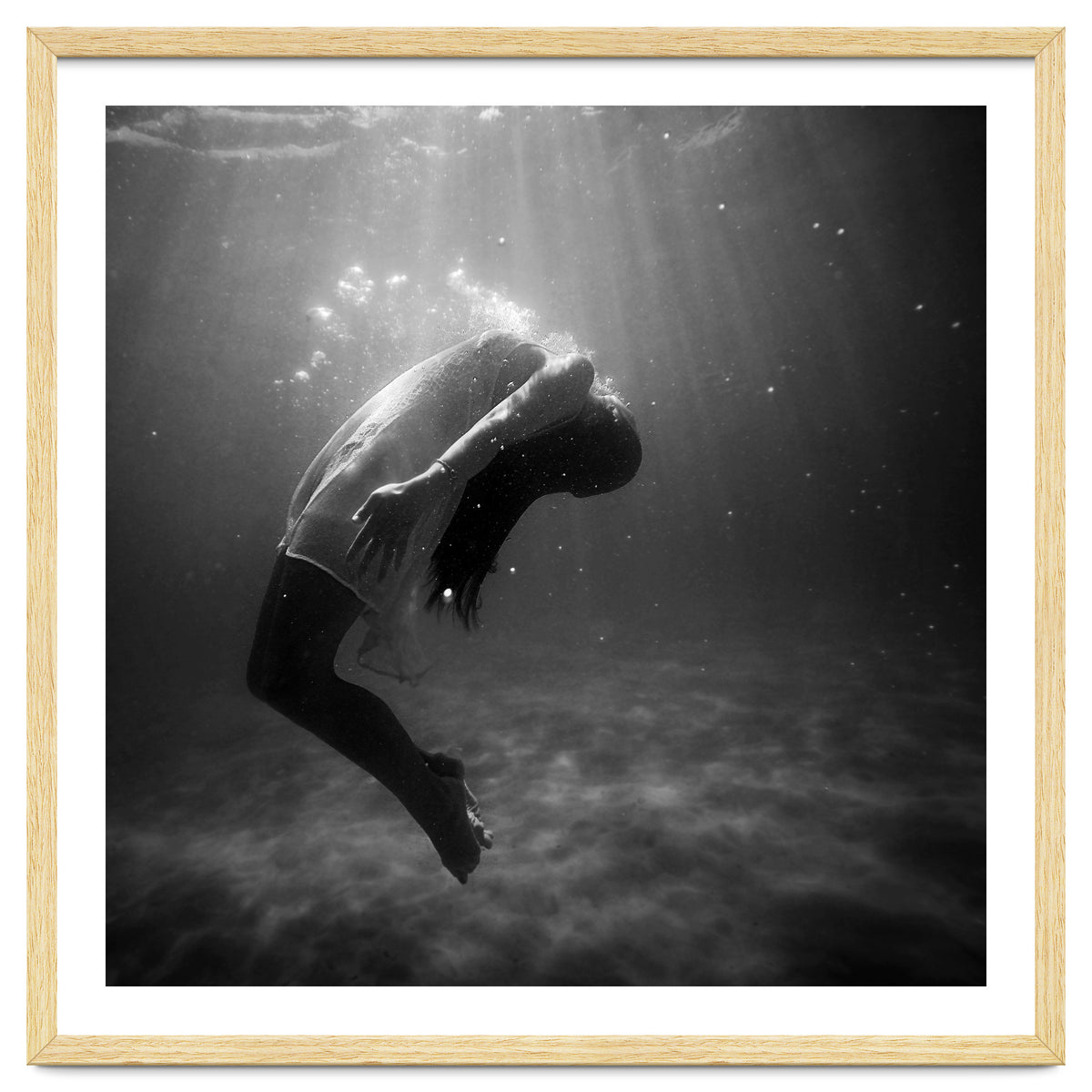 Woman Inside The Water