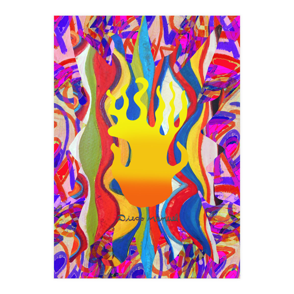 Fuego Y Graffiti 27 (Print Only)