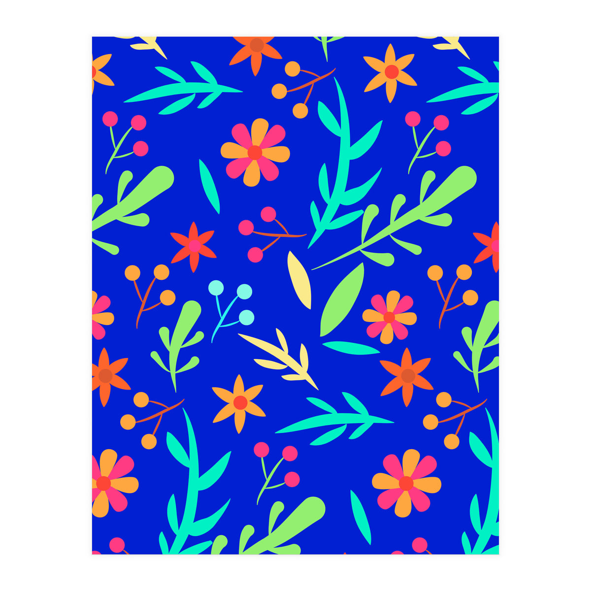 Blue Garden (Print Only)