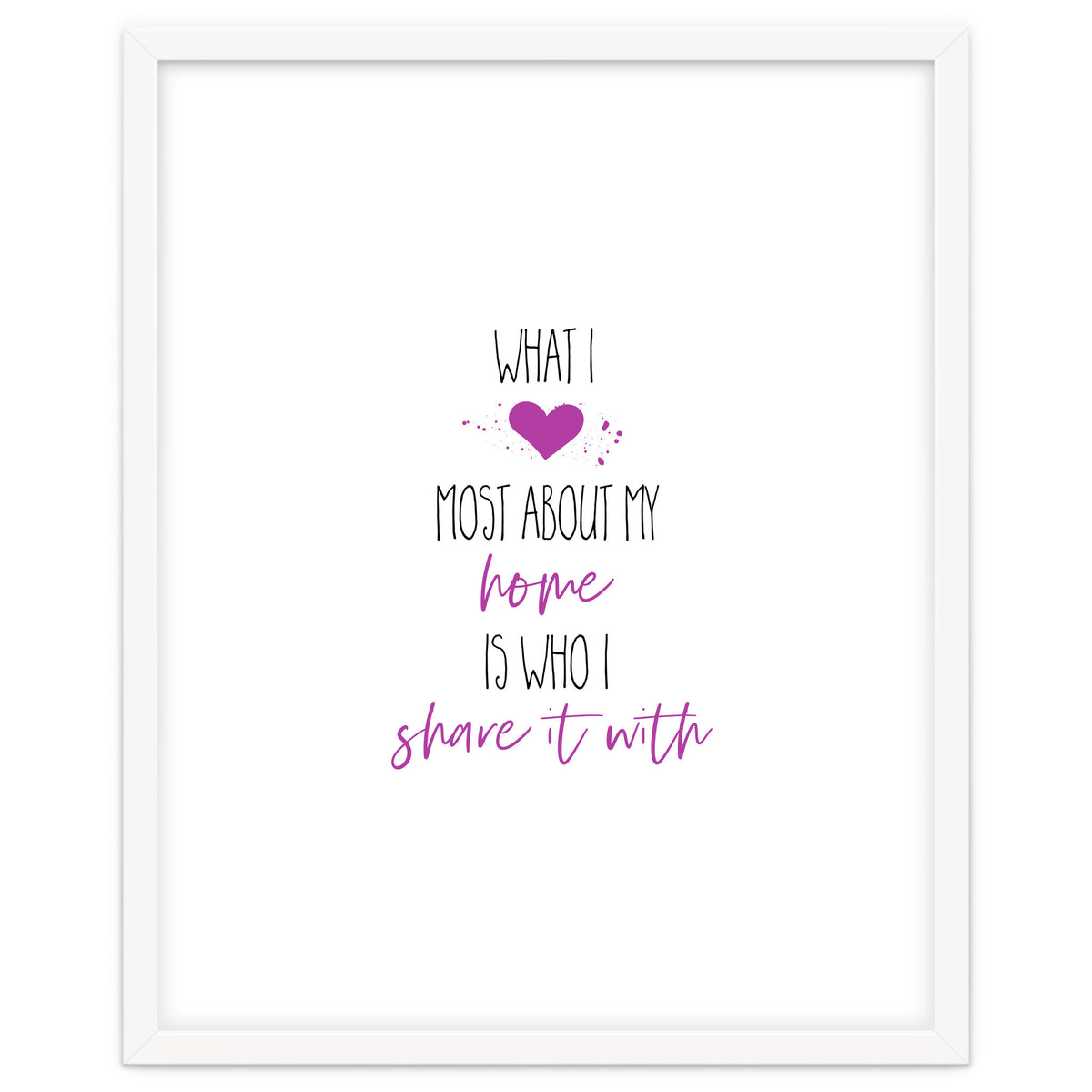 What I love most about my home