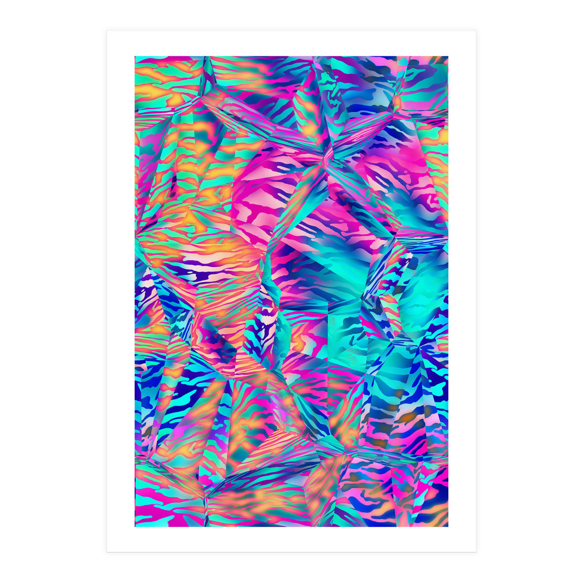 Abstract Colorful Pattern (Print Only)