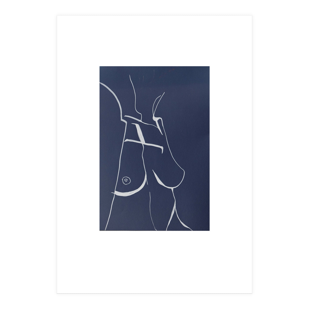 Topless Lady No 2 (Print Only)