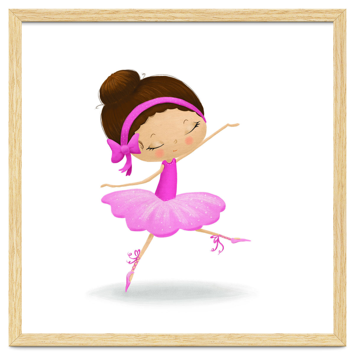 Adorable Ballerina Nursery Print