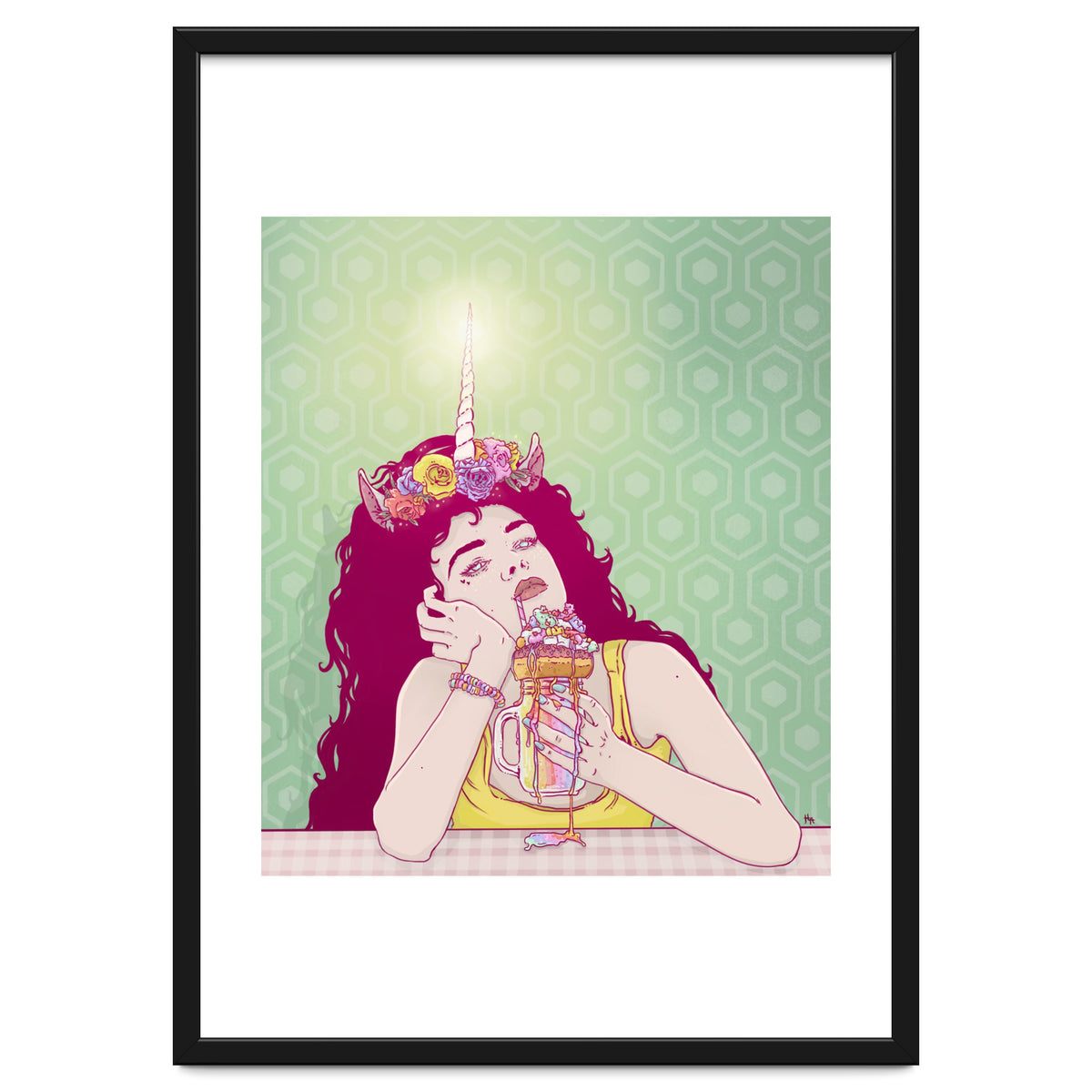 Unicorn Freakshake Lady