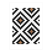 Urban Tribal Pattern No.16 - Aztec - Concrete and Wood (Print Only)