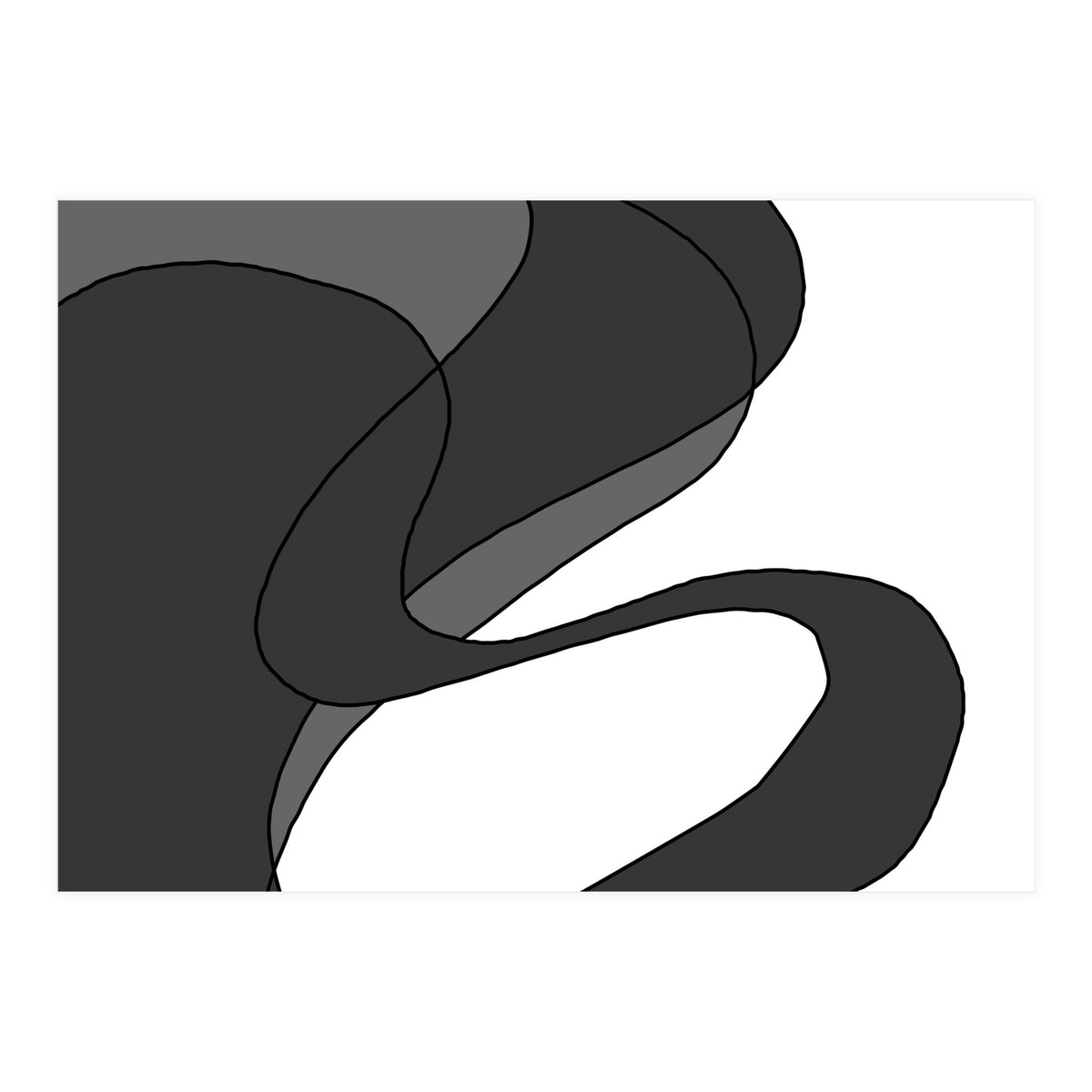 Grey Waves 3 (Print Only)