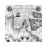 Antique Mercant Map  (Print Only) thumbnail