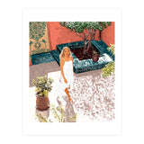 Soaking up the Sun | Bohemian woman Palace Architecture | Buildings Travel Fashion Urban Jungle (Print Only) thumbnail