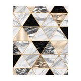 Marble Triangles 2 - Black and White (Print Only) thumbnail