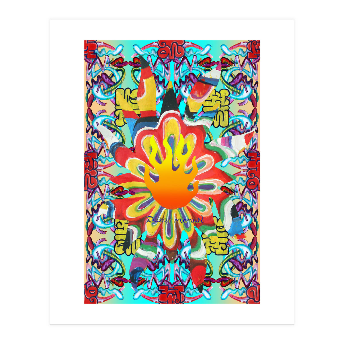 Fuego Y Graffiti 39 (Print Only)