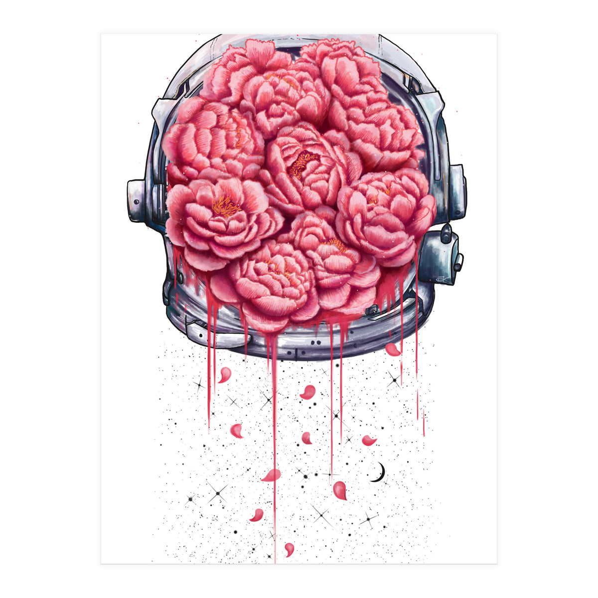 Cosmic Peonies (Print Only)