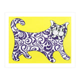 Funny Cat Yellow (Print Only) thumbnail