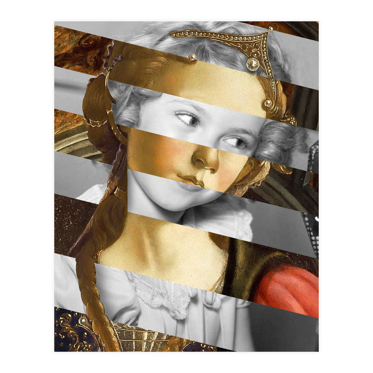 Botticelli's Fortitude & Shirley Temple (Print Only)
