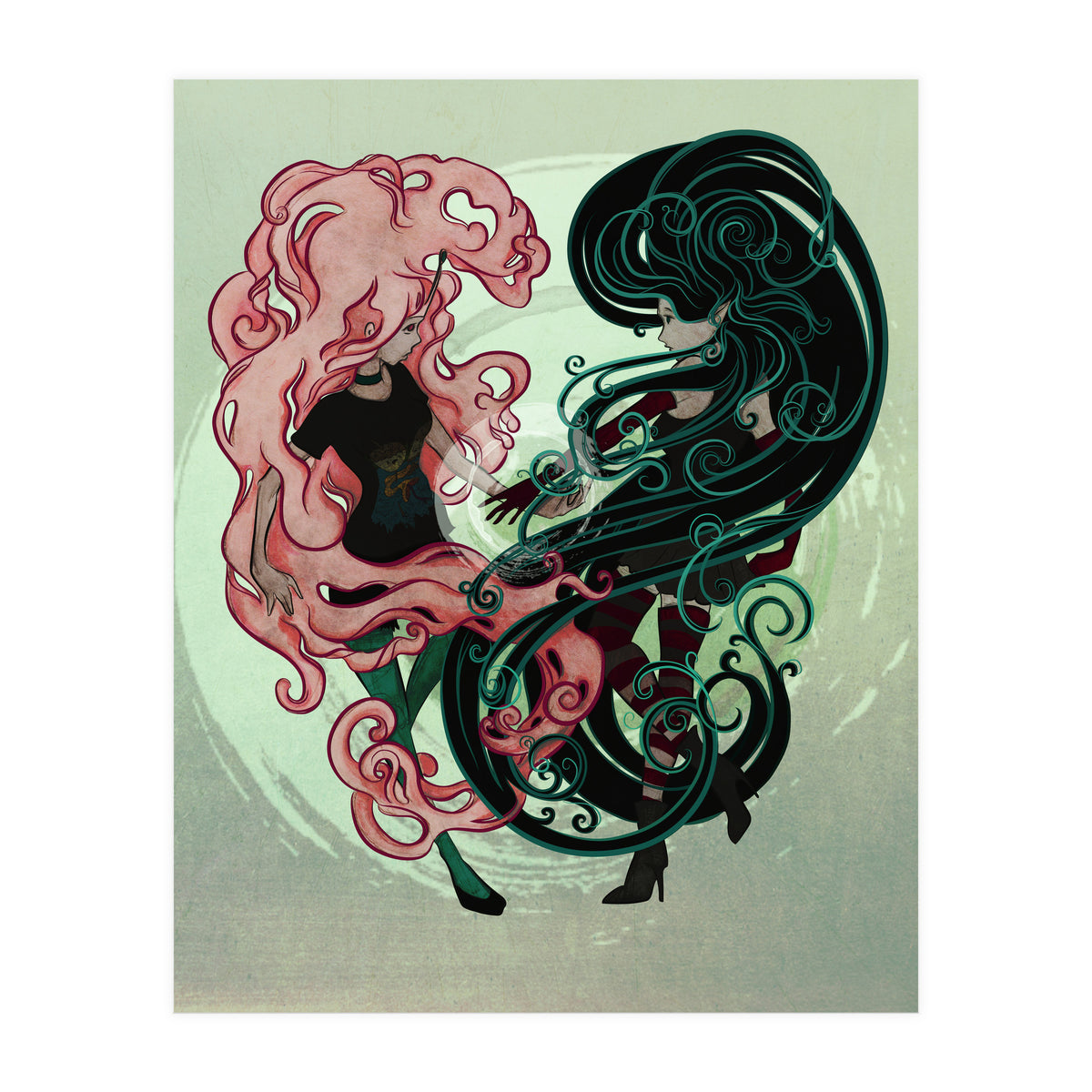 Bonnibel and Marcy: Complete me (Print Only)
