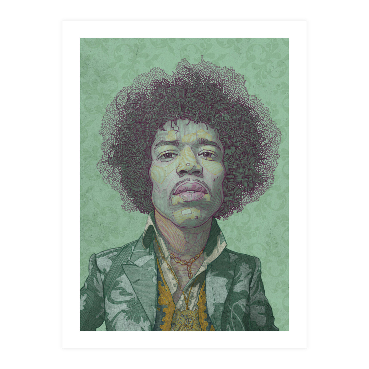 Hendrix Illustration (Print Only)