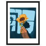 Sunflower Still Life | Flower Hand Painting | Sunny Day Shadow Hope Optimism Positivity Good Vibes thumbnail