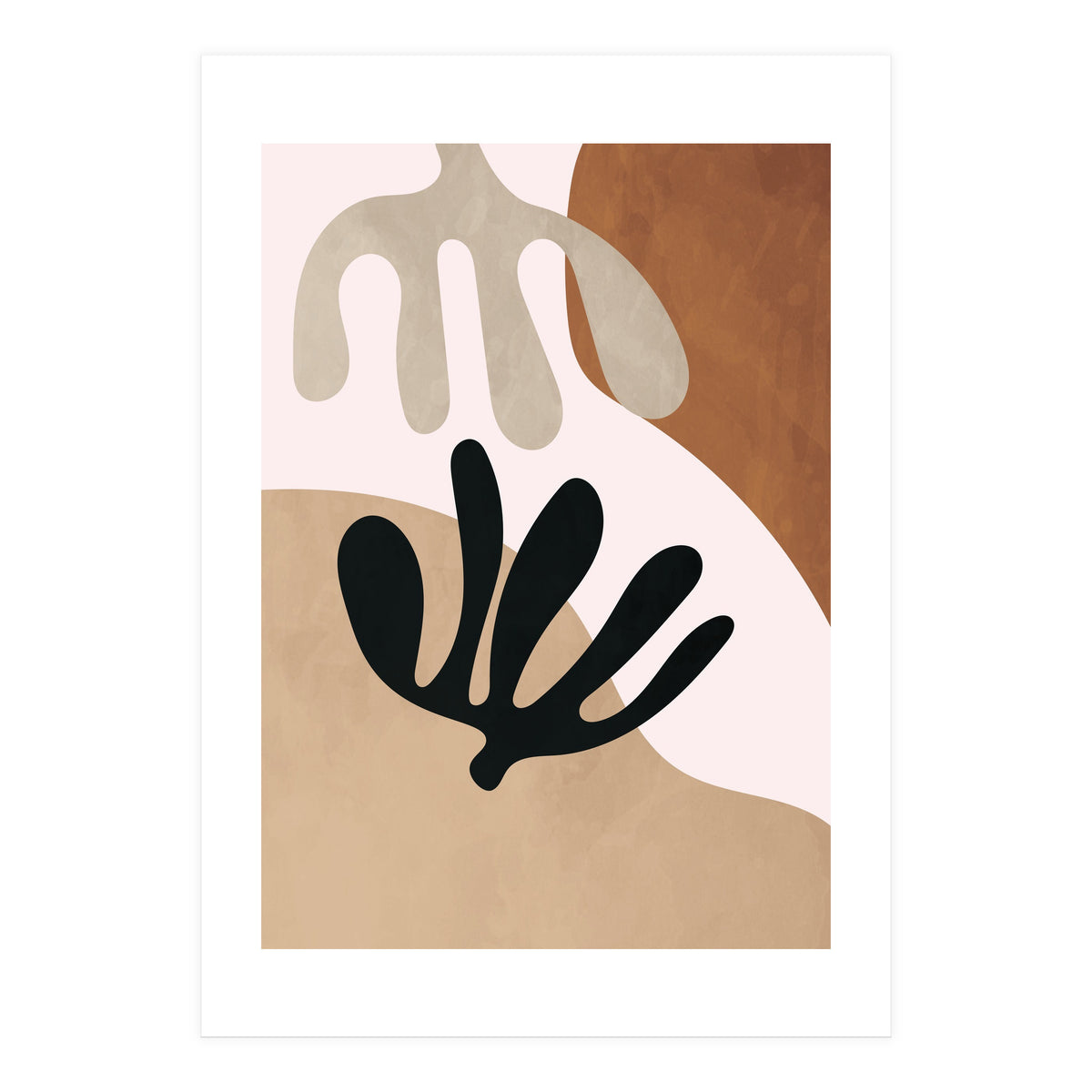 Abstract Modern Minimal Floral (Print Only)