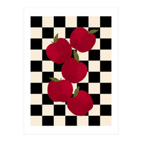 Apples on Checker (Print Only)