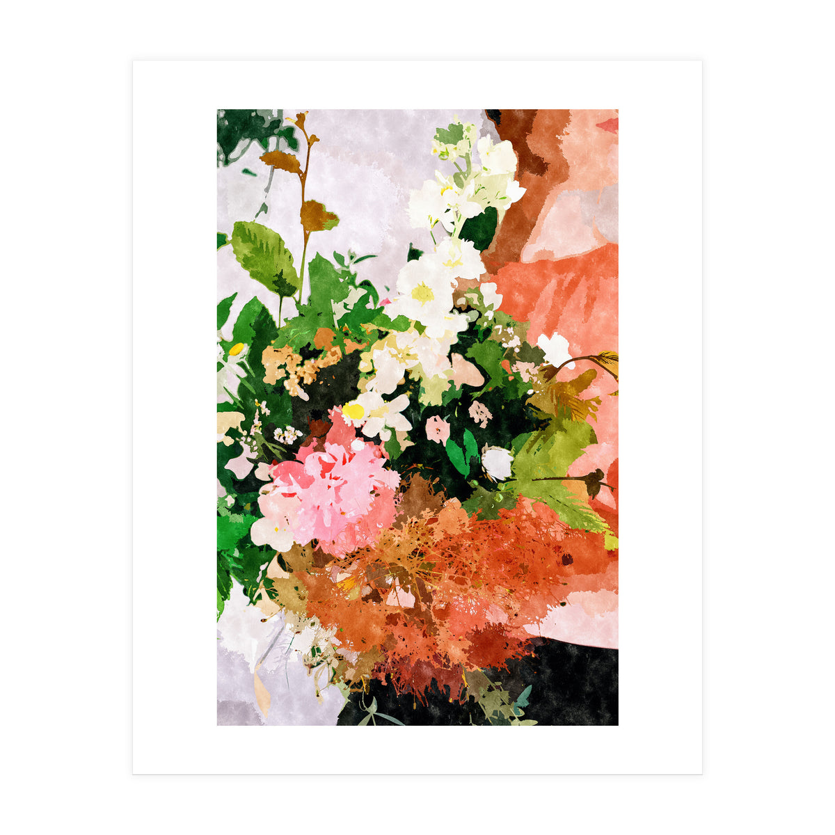 Floral Gift Ii (Print Only)