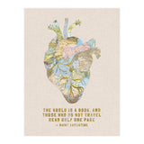 A Traveller's Heart + Quote (Print Only) thumbnail