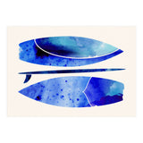 Indigo Surfboard Watercolor (Print Only) thumbnail