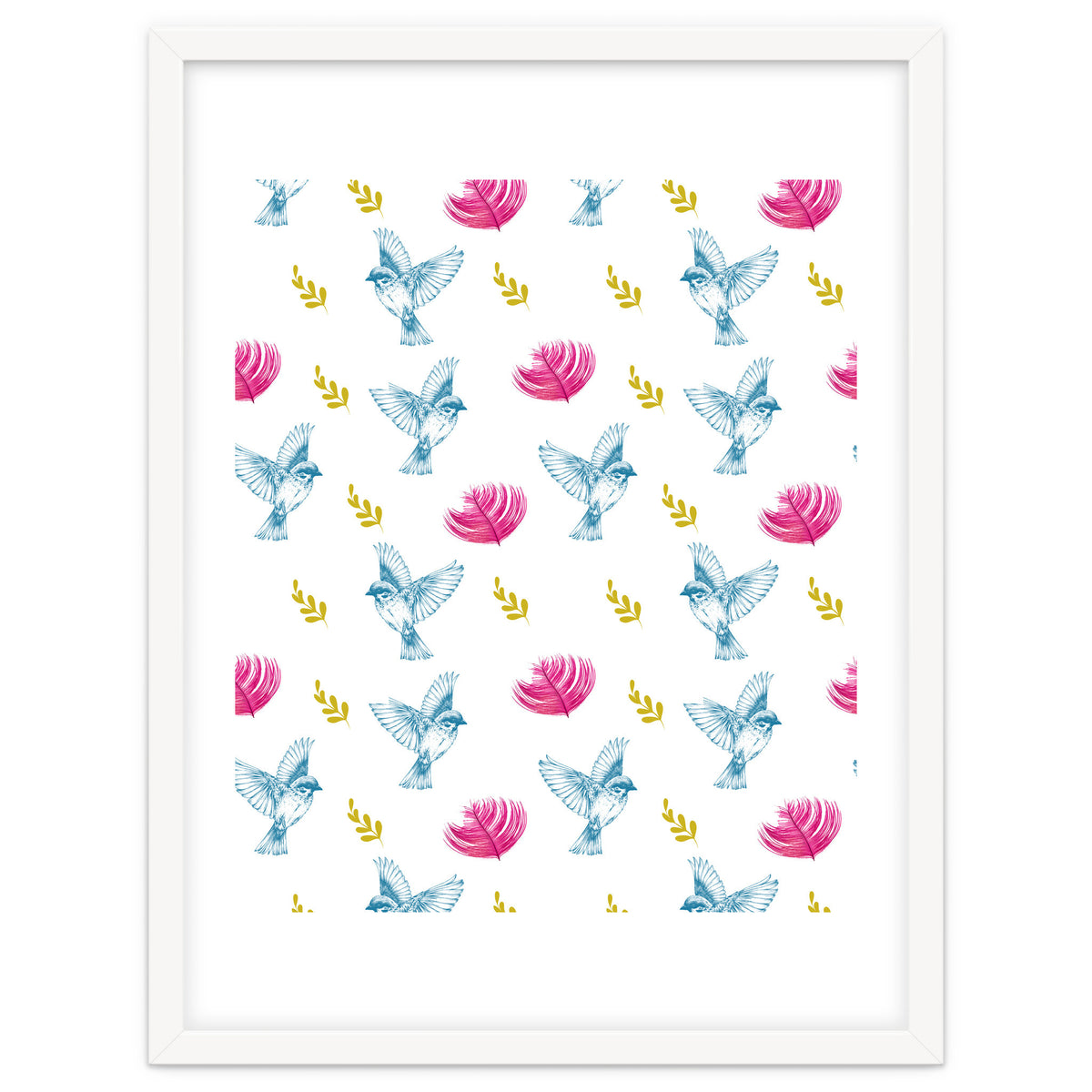 Blue Bird Pattern