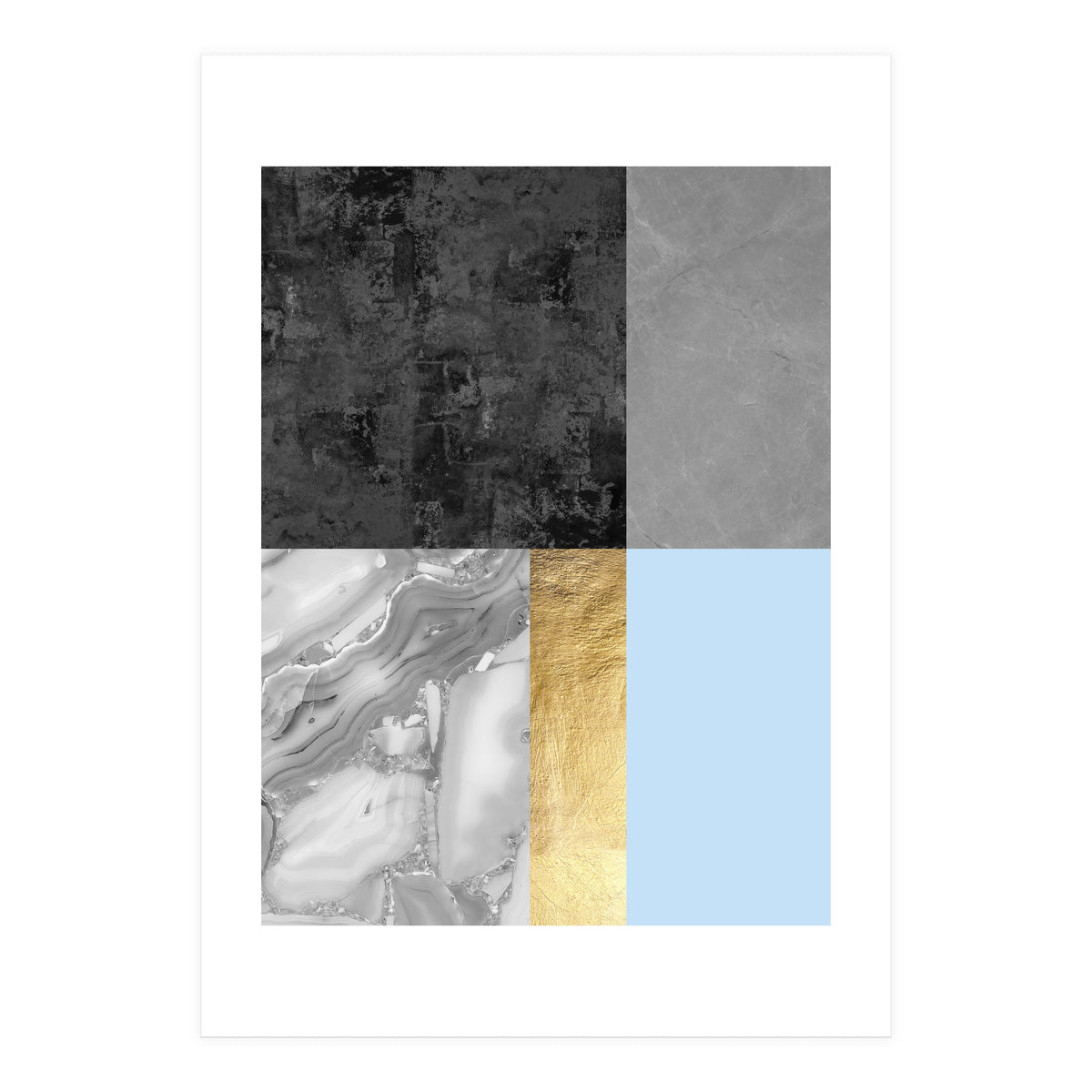 Geometric and golden IV (Print Only)