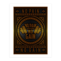 No Pain No Gain (Print Only)