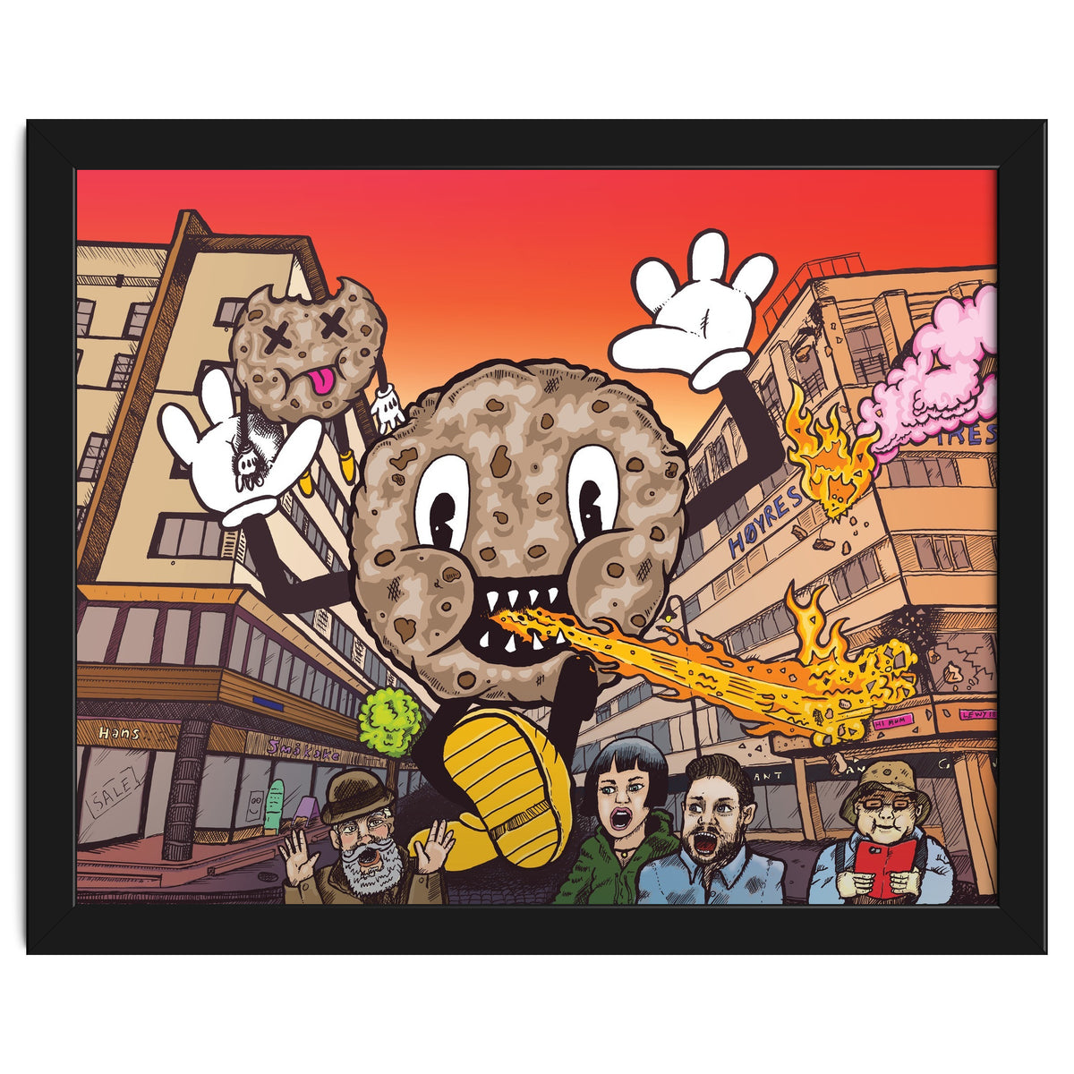 Cookie Monster 12.3% ABV Bourbon Barrel Aged Coconut Chocolate Chip Stout - Amundsen Brewery