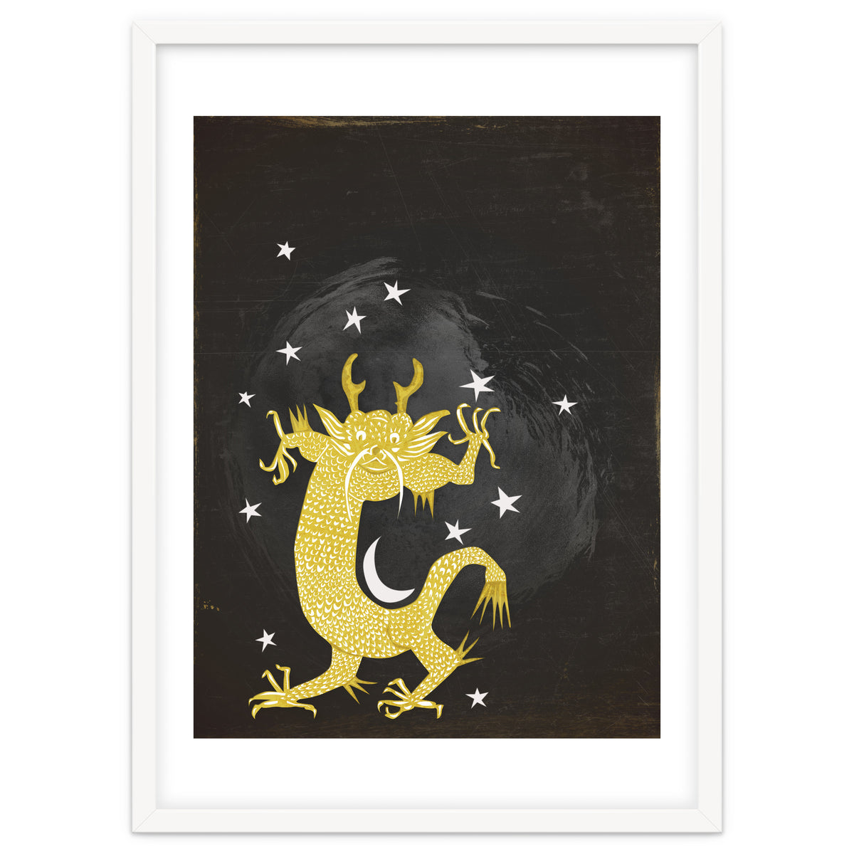 Vintage Cosmos: Golden Dragon