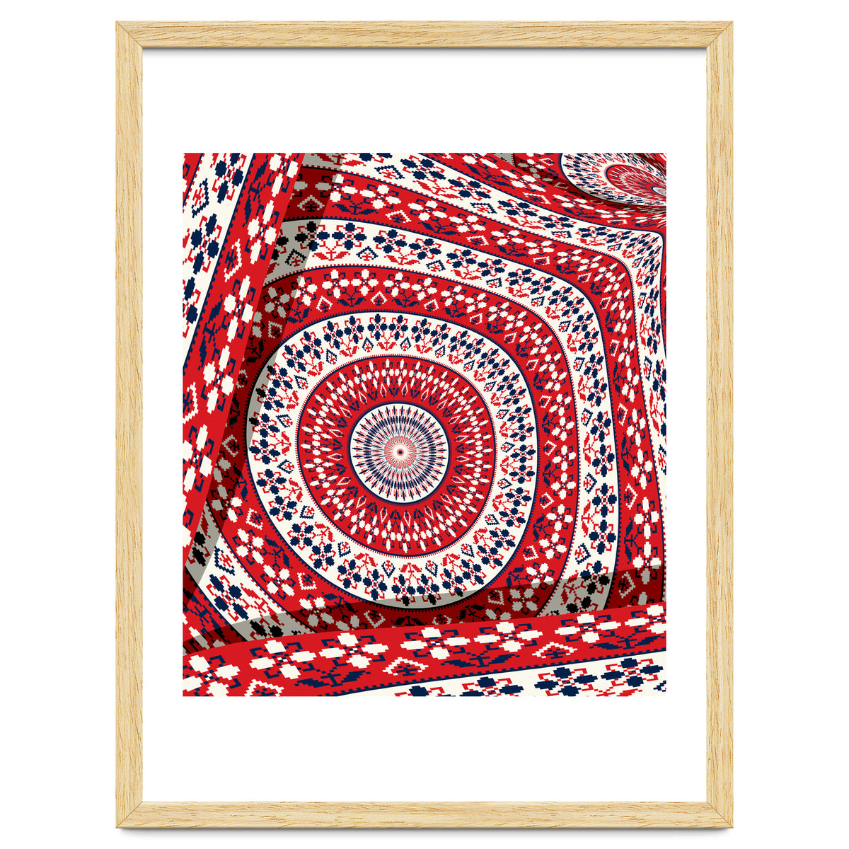 Romanian embroidery background 6