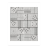 My Favorite Geometric Patterns No.21 - Grey (Print Only) thumbnail