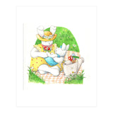 Momma Bunny & Baby (Print Only) thumbnail