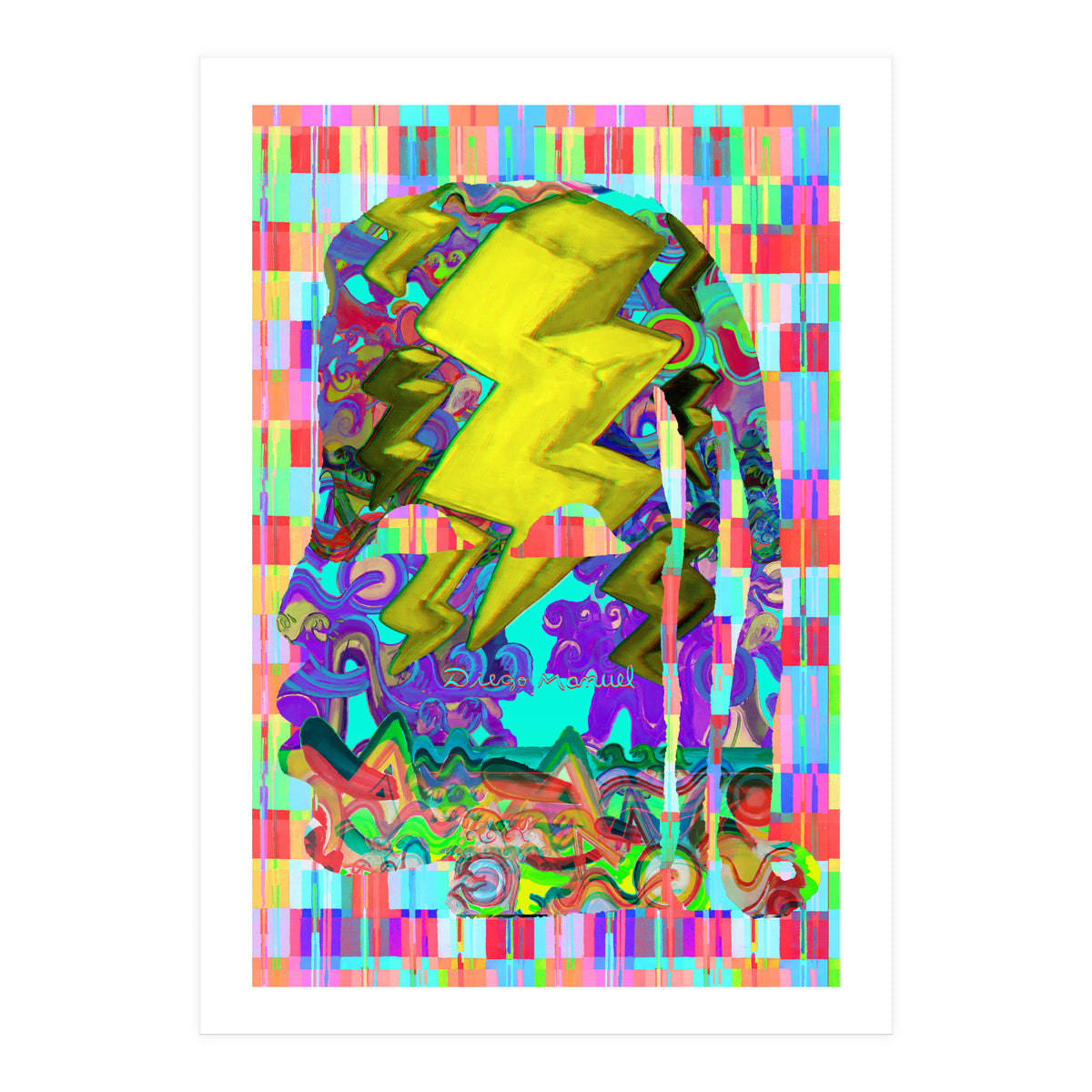 Abstracto Pop Nuevo B Nuevo 6 (Print Only)