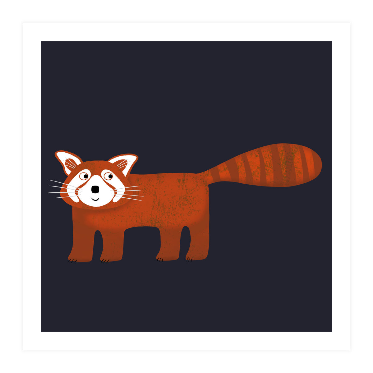 Red Panda Dark (Print Only)