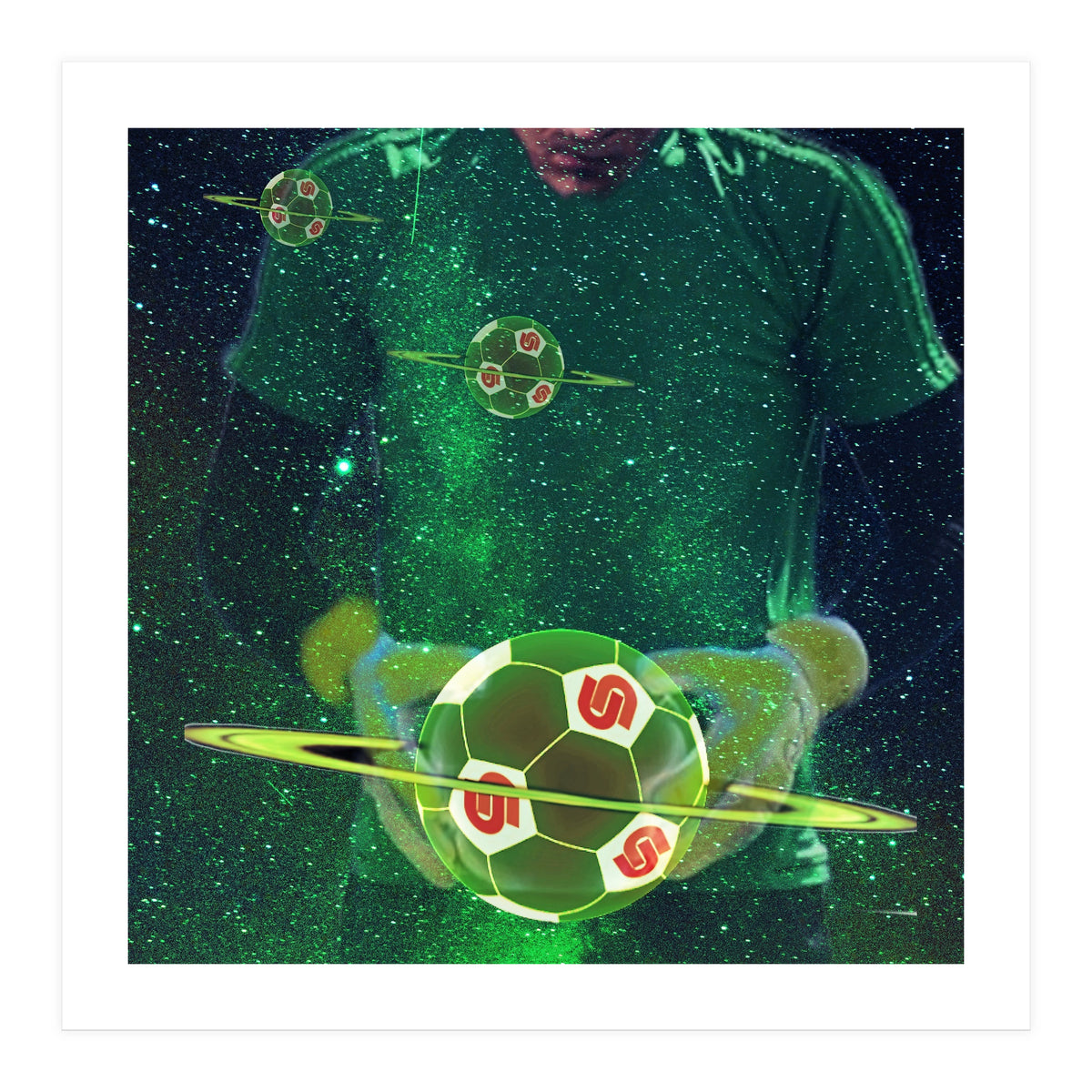 Football fans glimps of heaven. (Print Only)