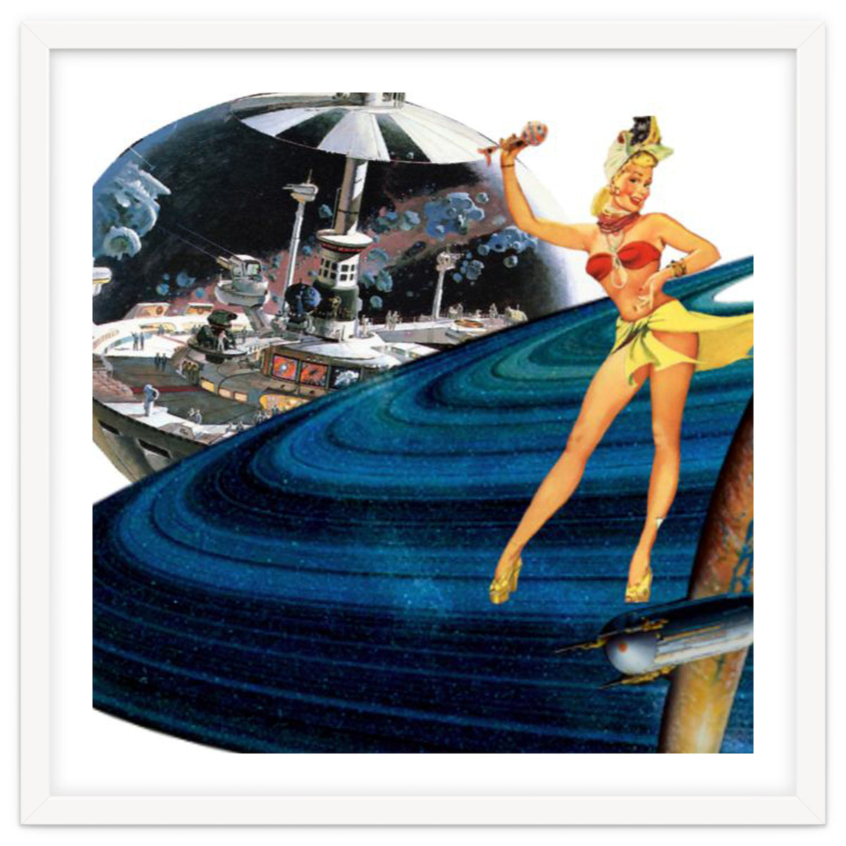 Dancer on Saturn Rings