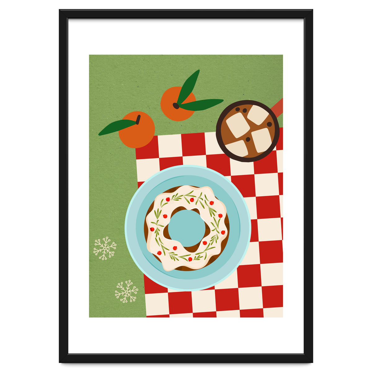 Christmas Wreath Cake