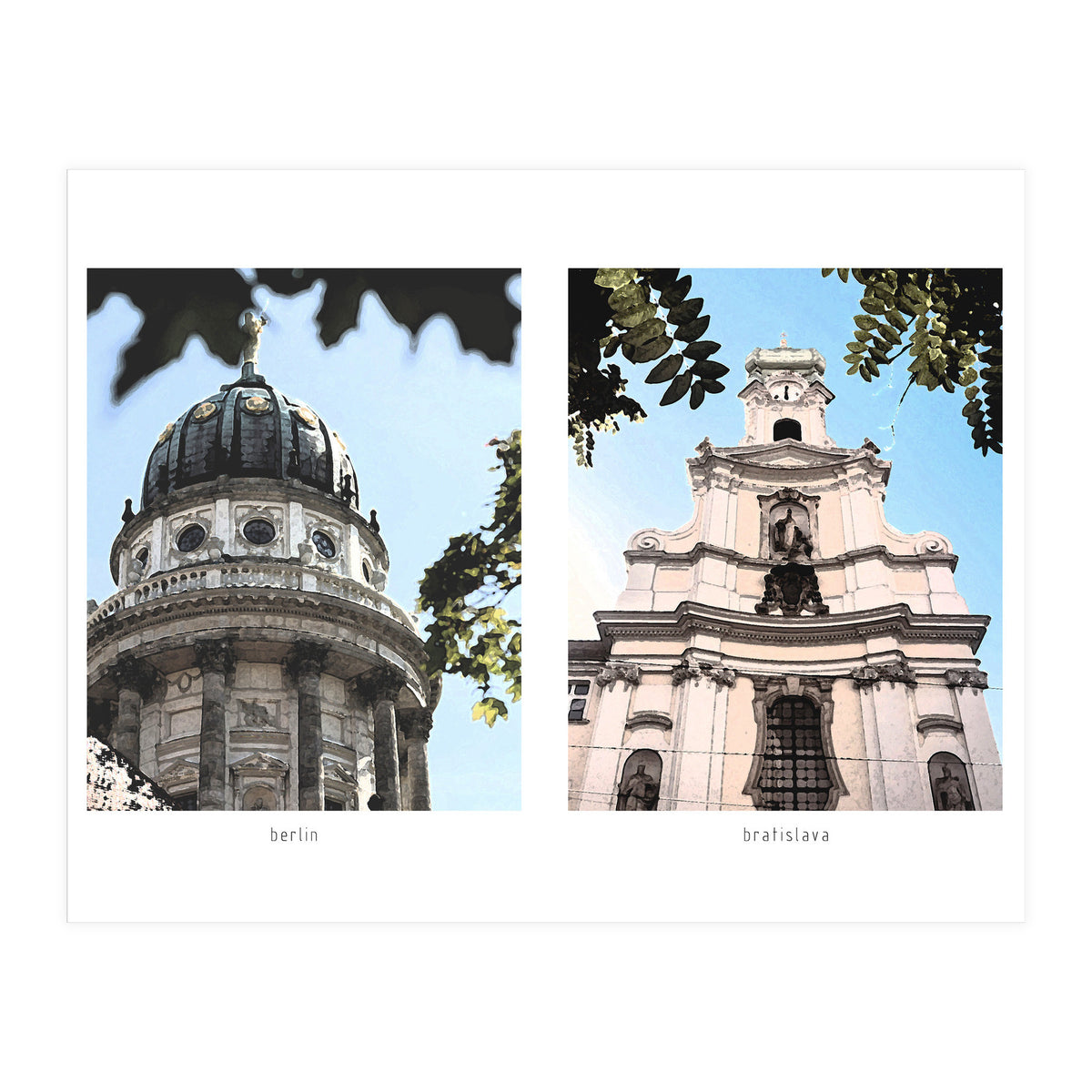 Architectural framing in paints  (Print Only)